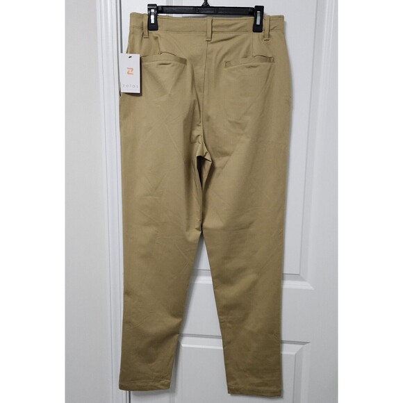 NWT Zelos Hybrid Pants Men's 32x32 Tan Straight Leg Flat Front Lightweight - Picture 11 of 11